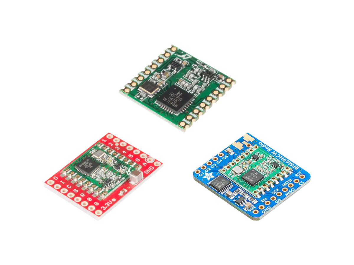 RFM69 Wireless RF Transceiver Modules