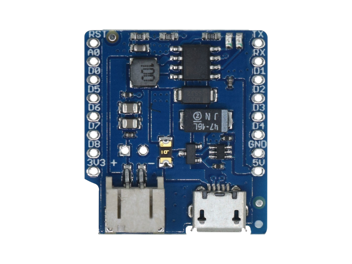 D1 Mini LiPo/Li-ion Battery Shield