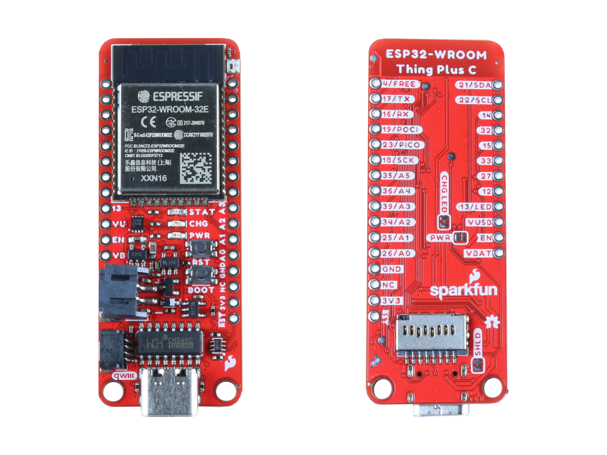 SparkFun Thing Plus ESP32 WROOM (USB-C) Development Board