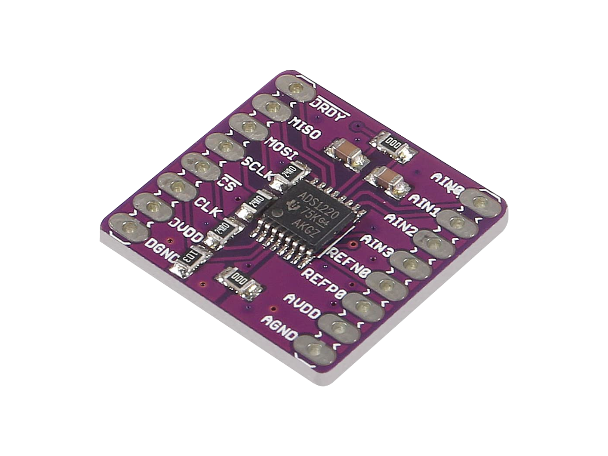 thumbnail image 2 of ADS1220 24-bit ADC Module - Low-power Analog To Digital Converter SPI/I2C For Arduino 2 of 12
