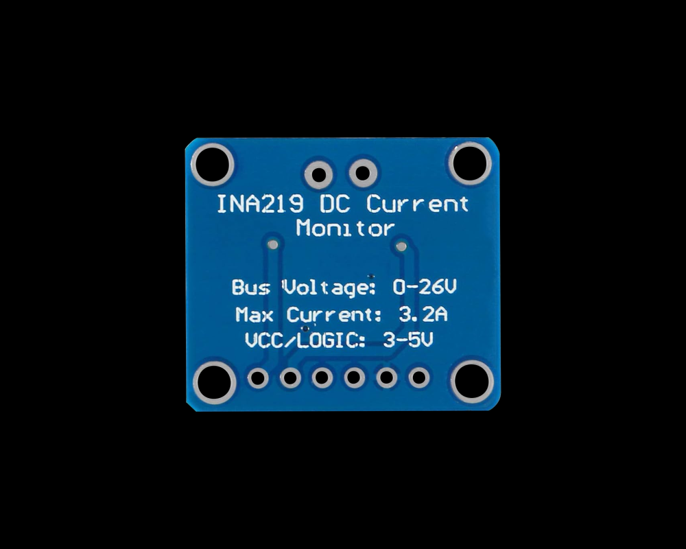 Generic INA219 Board Layout (Bottom View)