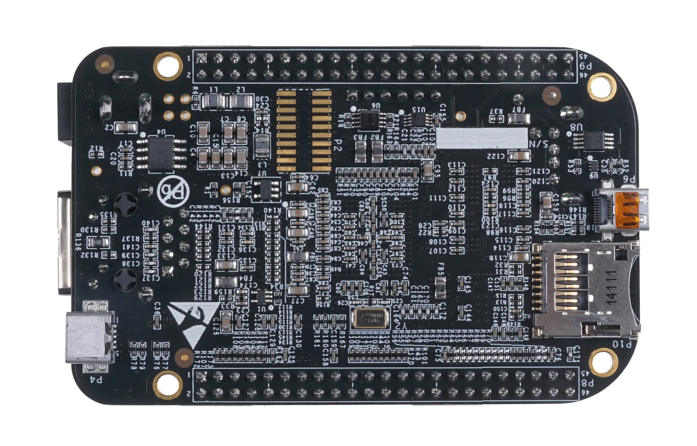 BeagleBone Black RevC Bottom View