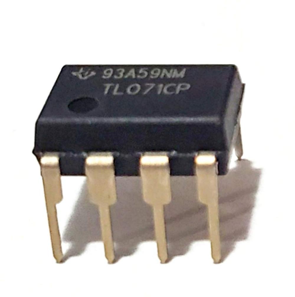 Juried Engineering TL071CP Low-Noise JFET-Input Single Op Amp IC DIP-8 (5PCS)