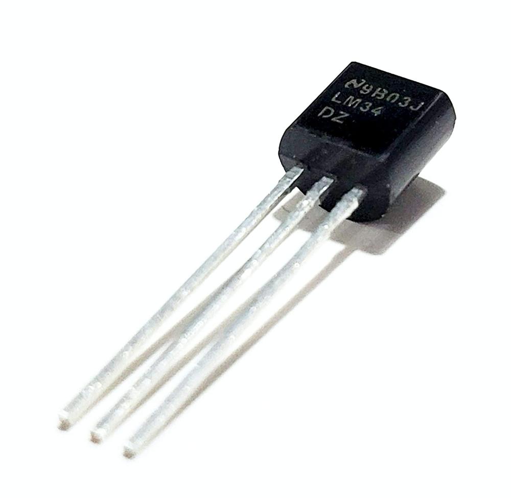 Juried Engineering LM34DZ TO-92 Analog Temperature Sensor Fahrenheit Scale Calibration (2PCS)