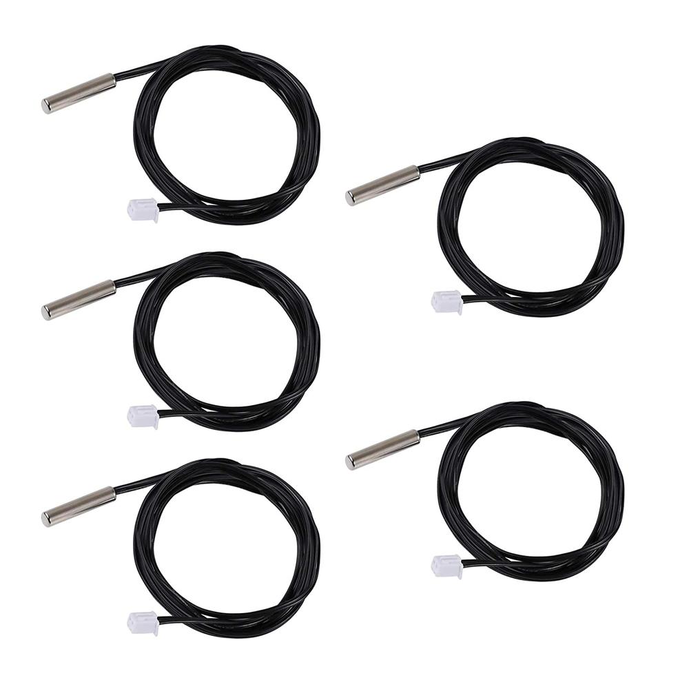 DROK 10K NTC Thermistor Stainless Steel Probes (5PCS)