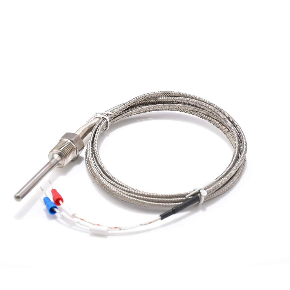 Jaybva Waterproof Type-K Grounded Stainless Steel Thermocouple Probe