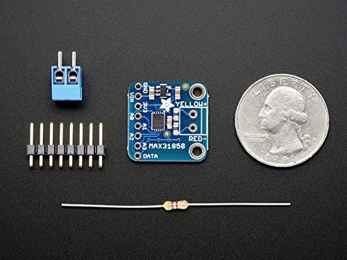 Adafruit 1727 MAX31850K Type-K Thermocouple Amplifier with 1-Wire Breakout Board