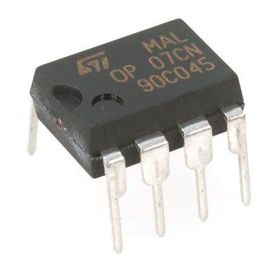 Major Brands OP07 General Purpose Single OP Amplifier, -18 Volt, 8-Pin PDIP (10PCS)