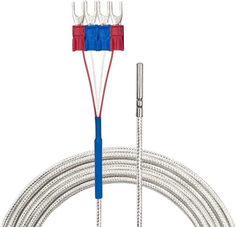 PerfectPrime TL4050, 4 Wires Class A RTD PT100 Temperature Sensor Probe (-50°C to +200°C)