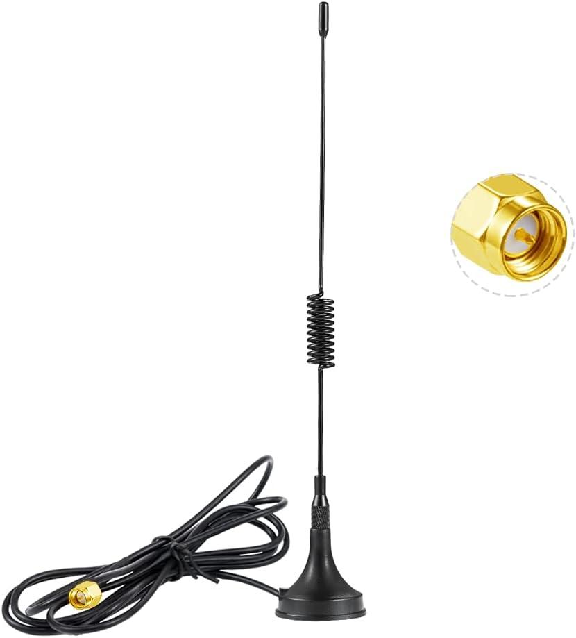 POBADY 868MHz 3dBi SMA Male Antenna with 3 meter RG174 Cable and Magnetic Base