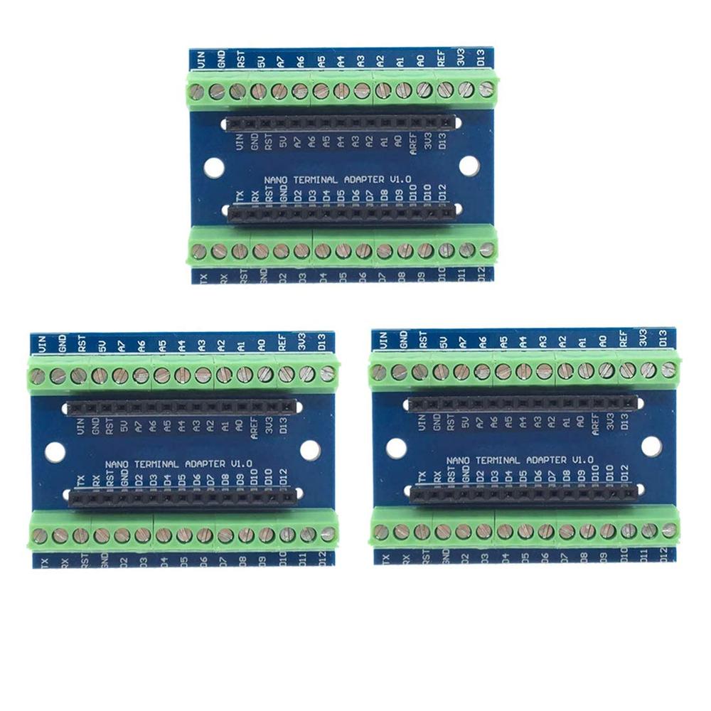 HiLetgo Nano Screw Terminal Adapter Terminal Adapter Expansion Board (3PCS)