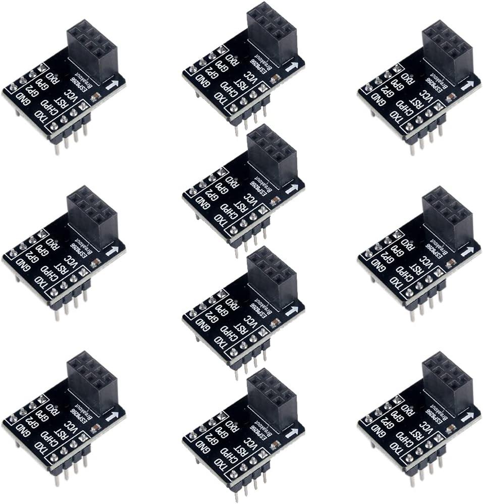 Stemedu ESP8266 ESP-01/ESP-01S Breakout Breadboard Adapter (10PCS)