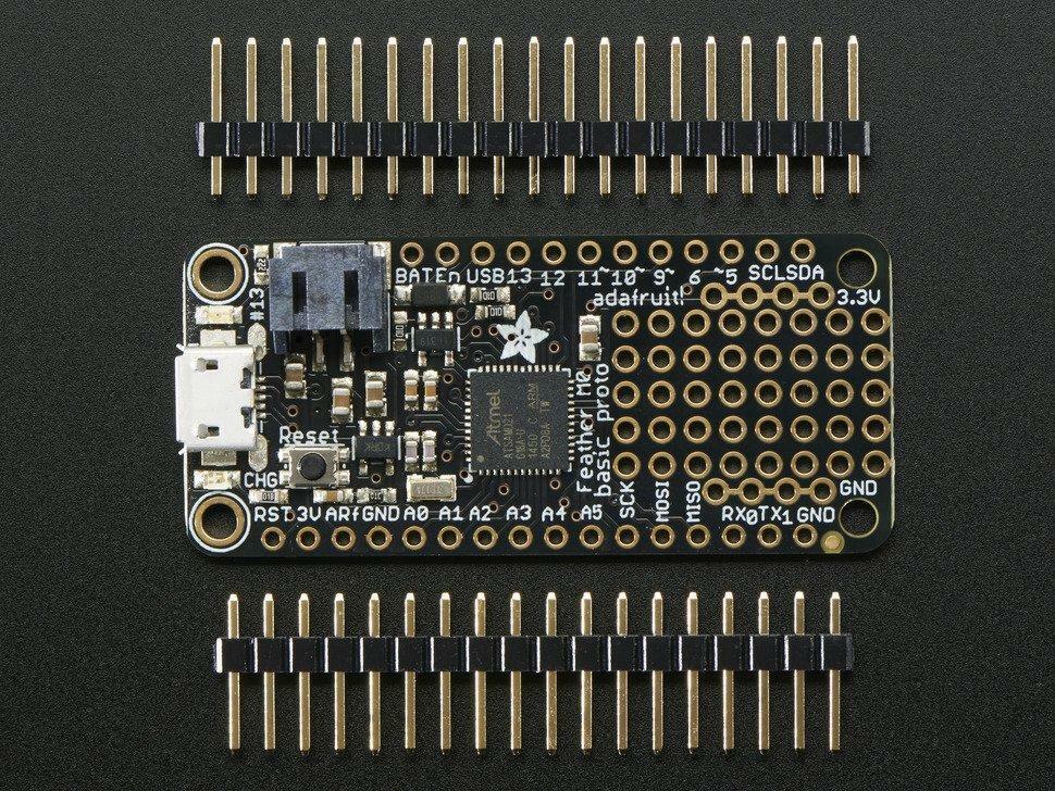 Adafruit 2772 Feather M0 Basic Proto - ATSAMD21 Cortex M0