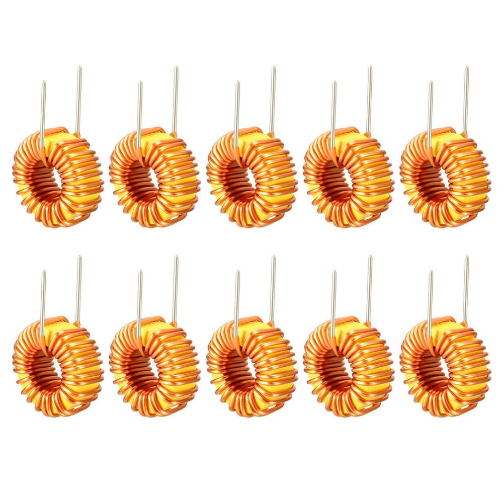 uxcell Vertical Toroid Magnetic Inductor Monolayer Wire Wind Wound 33uH 5A Inductance Coil (10PCS)