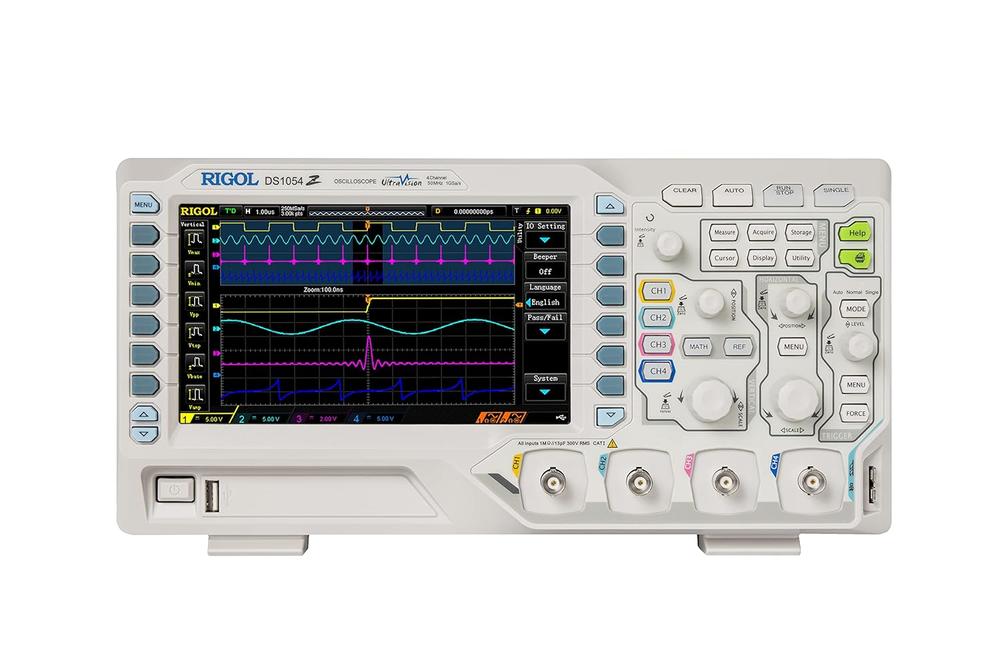 Rigol DS1054Z 50MHz 1GSa/s Digital Oscilloscopes 4 Channels, Serial Decode Included