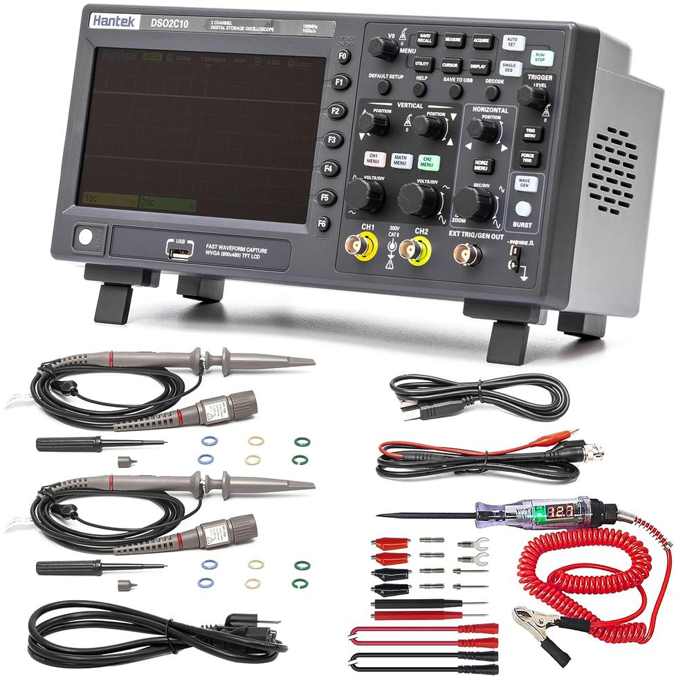 Hantek DSO2C10 100MHz 1GSa/s Digital Oscilloscopes 2 Channels