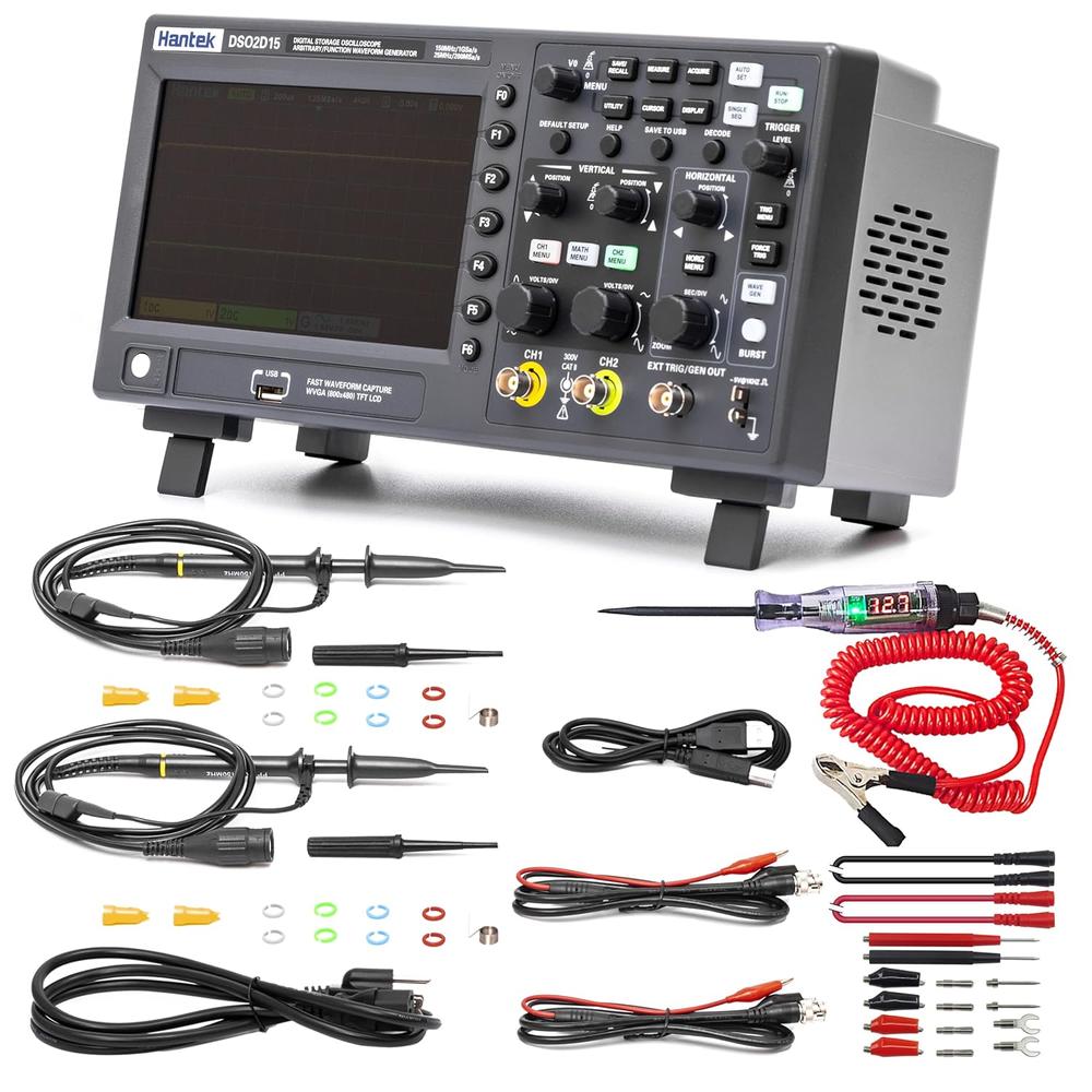 Hantek DSO2D15 150MHz 1GSa/s Digital Oscilloscopes 2 Channels