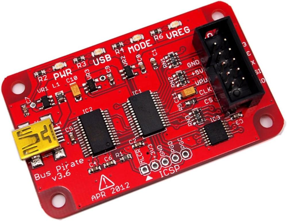 SeeedStudio - Bus Pirate v3.6 - Universal Serial Interface - DIY Maker Open Source BOOOLE