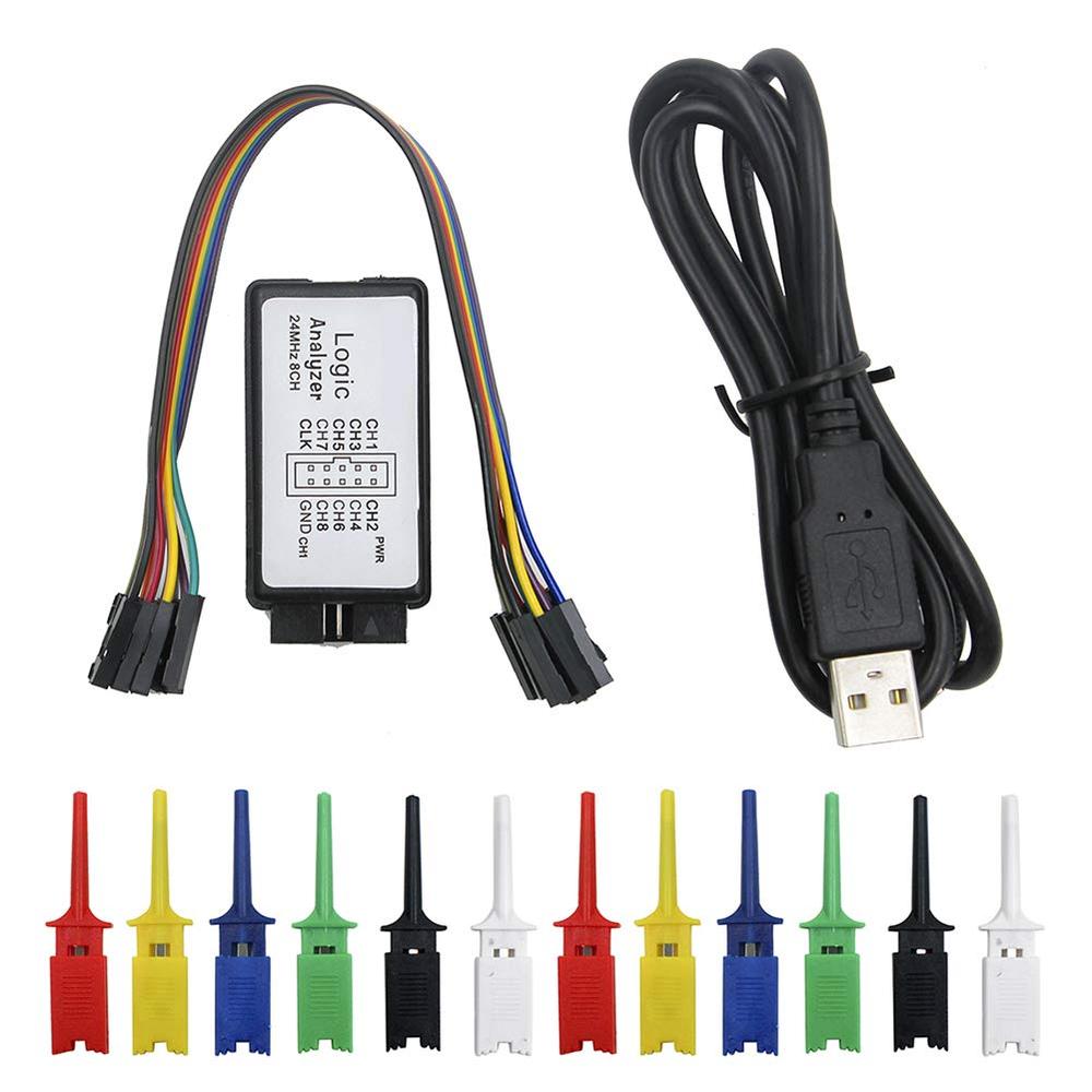 KeeYees USB Logic Analyzer 24MHz 8 Channel