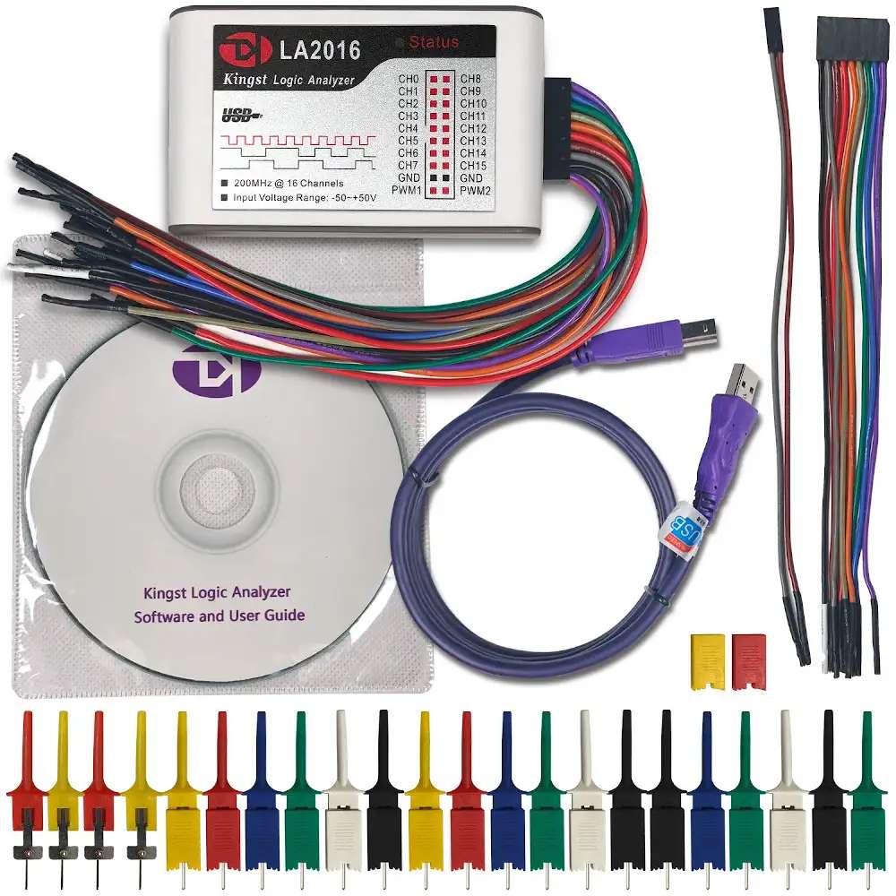 LA2016 USB Logic Analyzer 200MHz 16 Channels