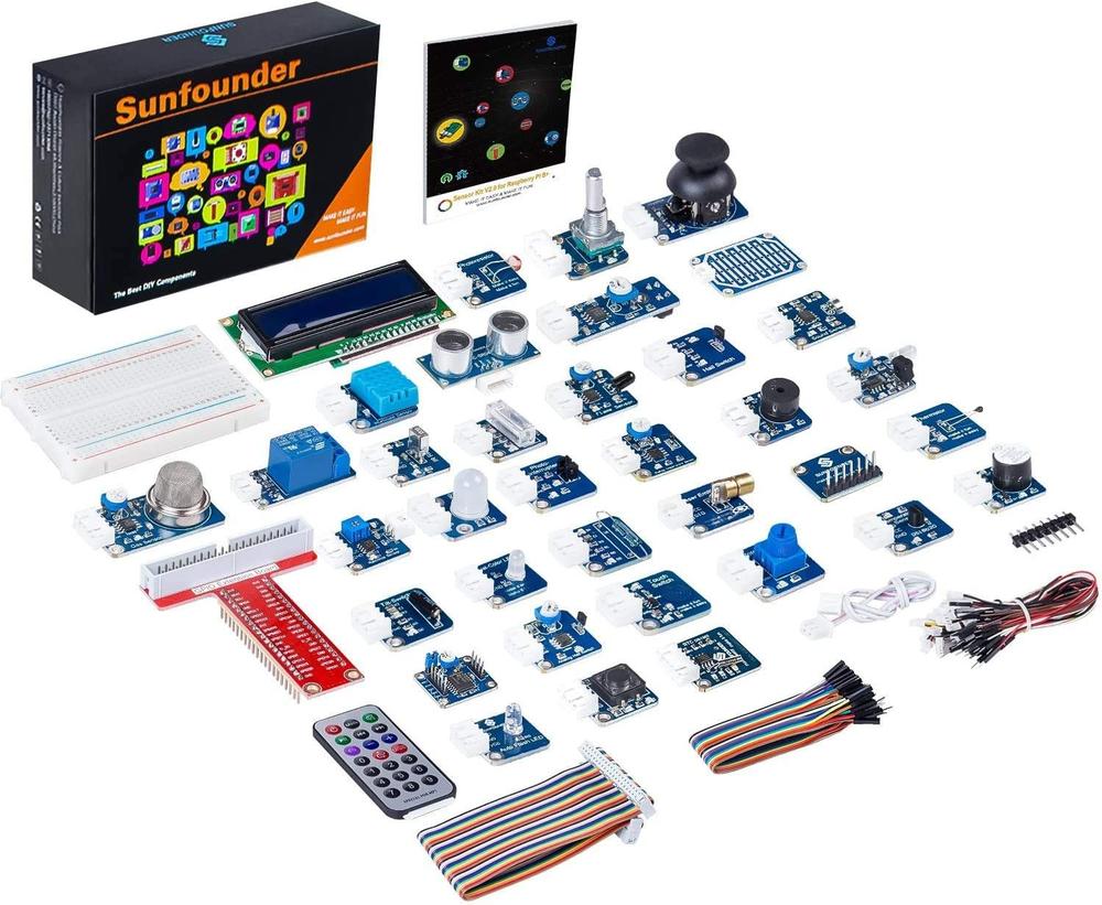 SunFounder 37 Modules Sensor Kit V2.0 for Raspberry Pi 4B