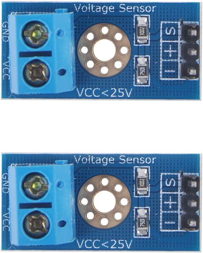 DIYmall Voltage Sensor Module DC 0-25V for (2PCS)