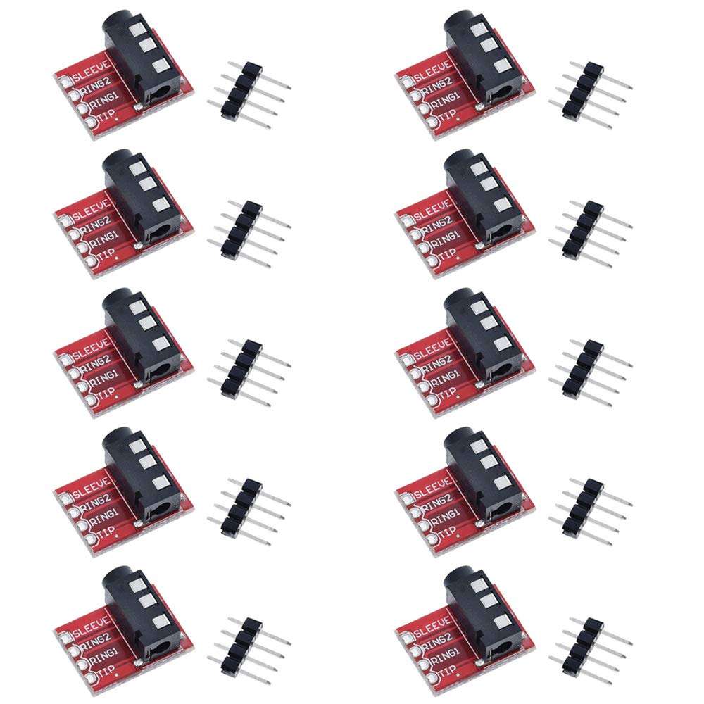 DAOKI 3.5mm Female TRRS Jack Breakout (10PCS)