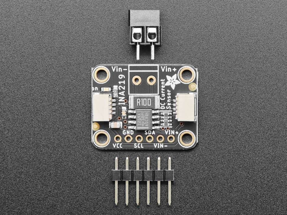 Adafruit 904 INA219 High Side DC Current Sensor Breakout - 26V ±3.2A Max - STEMMA QT