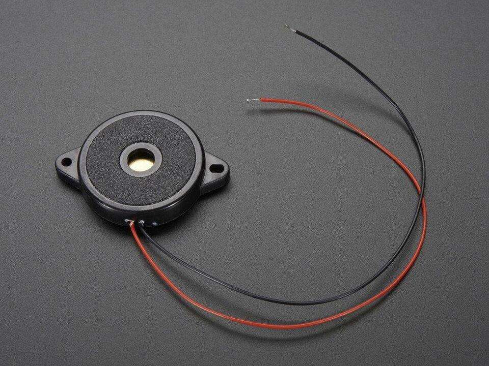 Adafruit PID 1739 Large 30mm Diameter Enclosed Piezo Element w/ Wires