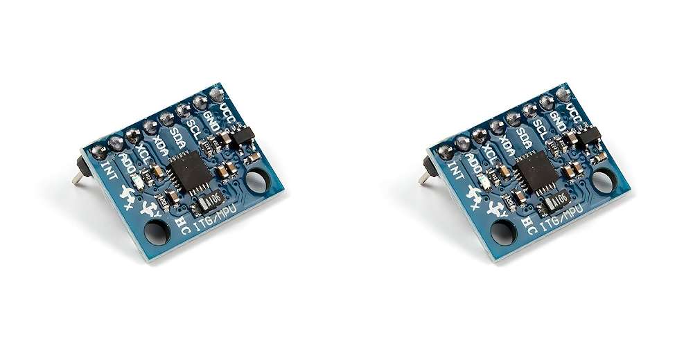 ShillehTek MPU-6050 6-DOF Accelerometer and Gyroscope Sensor Module Pre-Soldered (2PCS)