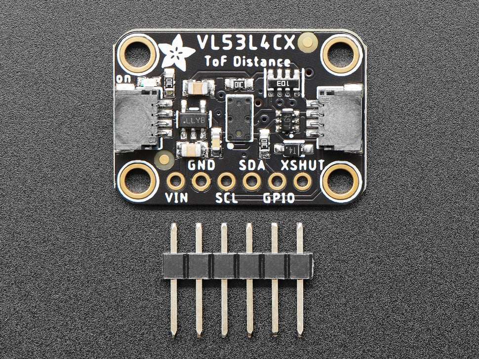 Adafruit 5425 VL53L4CX Time of Flight (ToF) Distance Sensor ~1mm to 6000mm