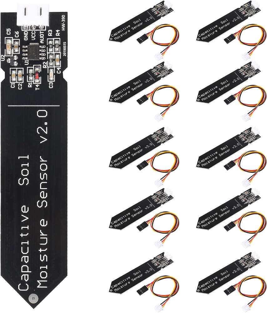 AITRIP Capacitive Soil Moisture Sensor v2.0 (10PCS)