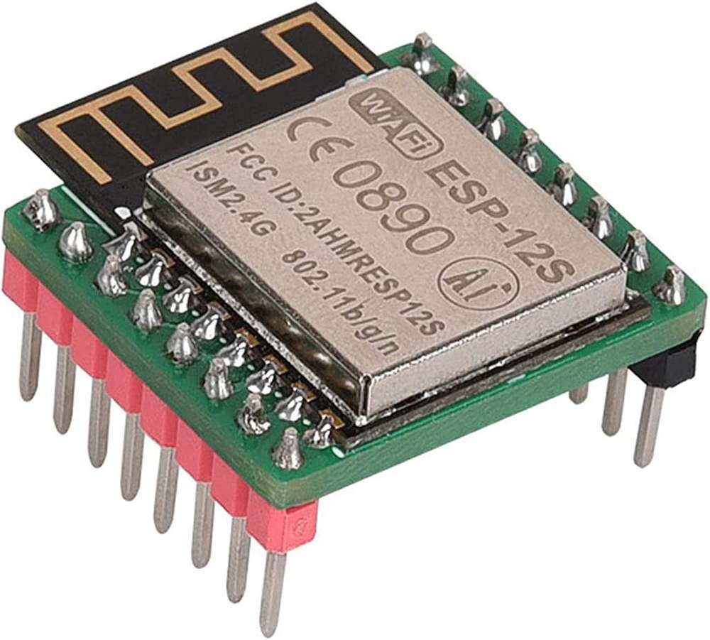 BIGTREETECH ESP8266 ESP-12S WiFi Module with Pre-Soldered 0.1in/2.54mm Spaced Pins