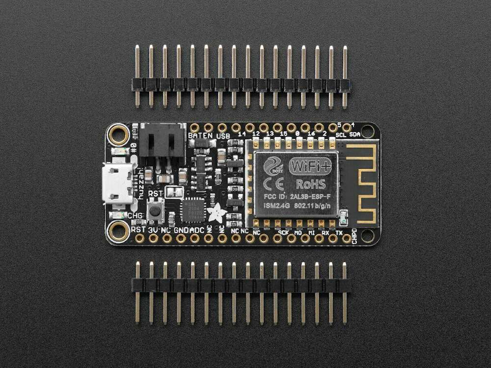 Adafruit 2821 Feather HUZZAH ESP8266 with Loose Headers