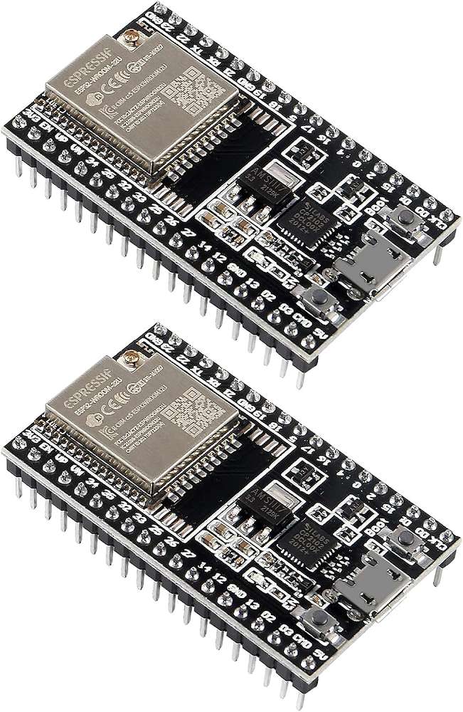 ATNSINC ESP32-DevKitC ESP32-WROOM-32U Development Board (2PCS)