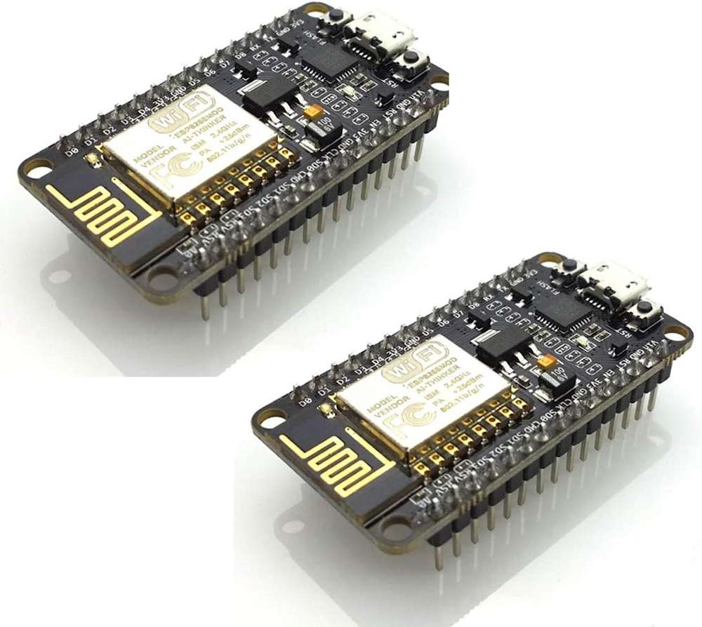 HiLetgo ESP8266 ESP-12E NodeMCU Dev Board with Micro-USB and CP2102 (2PCS)