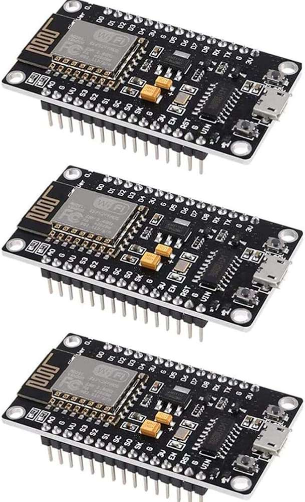 ACEIRMC ESP8266 ESP-12E NodeMCU Dev Board with Micro-USB and CH340 (3PCS)