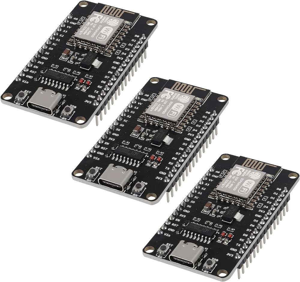 ACEIRMC ESP8266 ESP-12E NodeMCU Dev Board with USB-C and CH340 (3PCS)