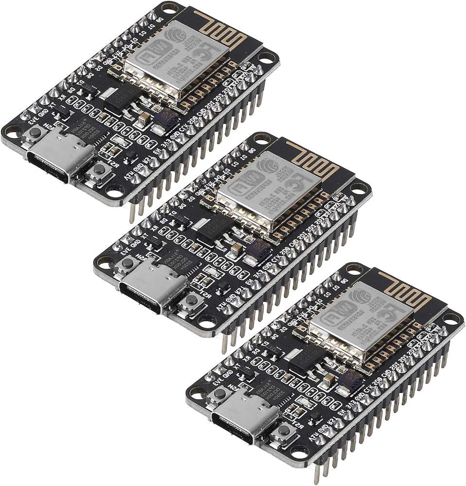 AITRIP ESP8266 ESP-12E NodeMCU Dev Board with USB-C and CP2102 (3PCS)