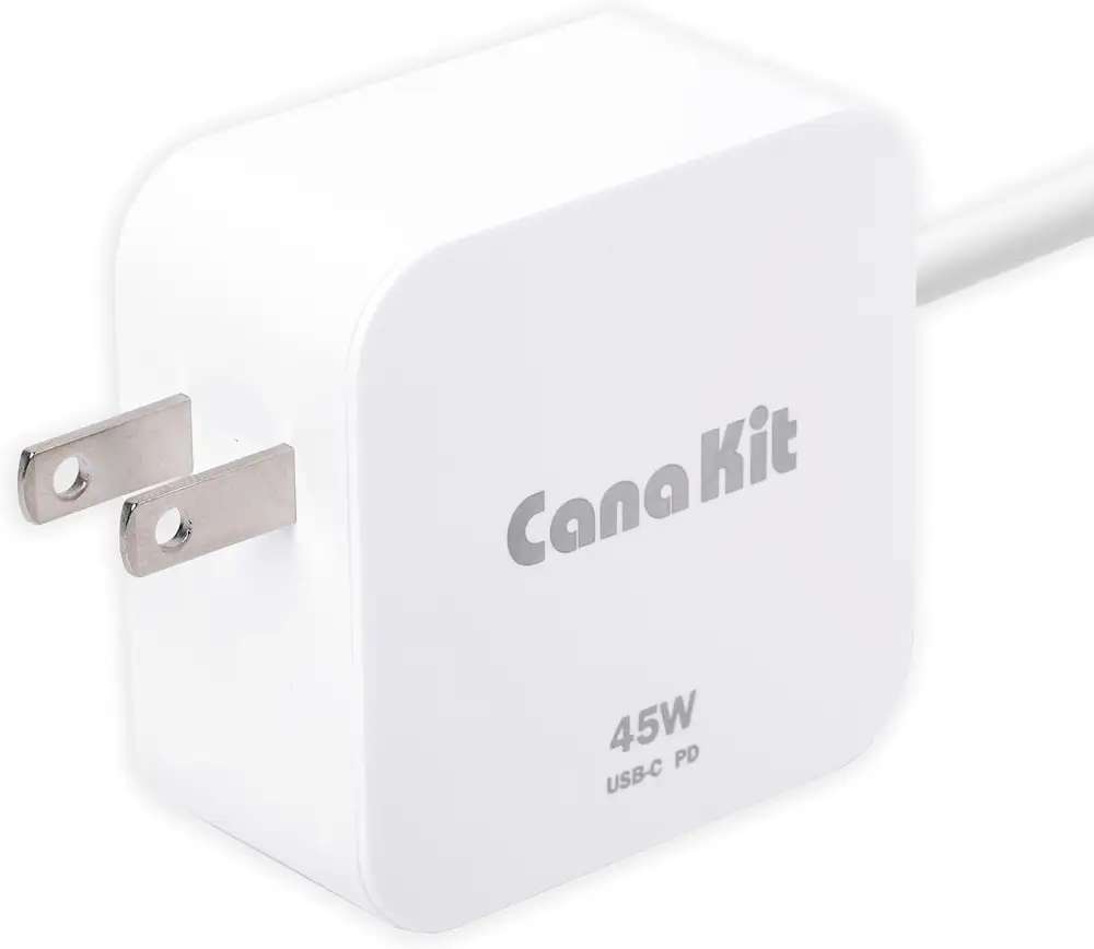 CanaKit 27W (5.0V 5A) up to 45W USB-C PD Power Supply for Raspberry Pi 5 (US Plug)