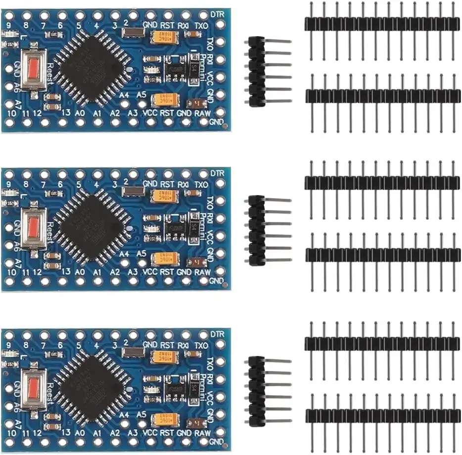 Pro Mini ATmega328 5V/16MHz Microcontroller Board (3PCS)