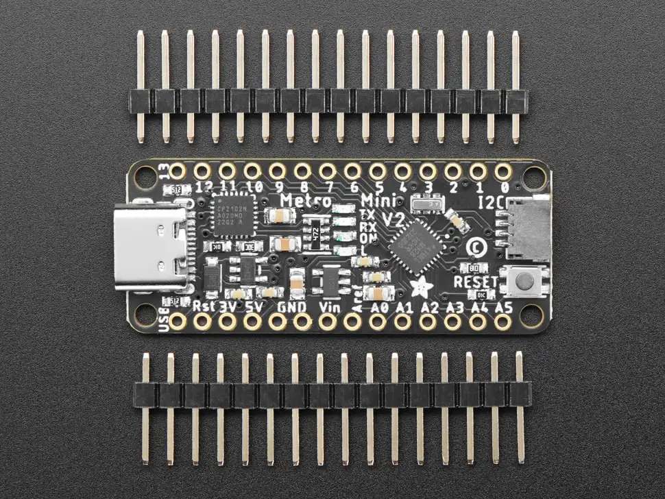 Adafruit 2590 Metro Mini ATmega328 V2 - Arduino-Compatible - 5V 16MHz - STEMMA QT / Qwiic