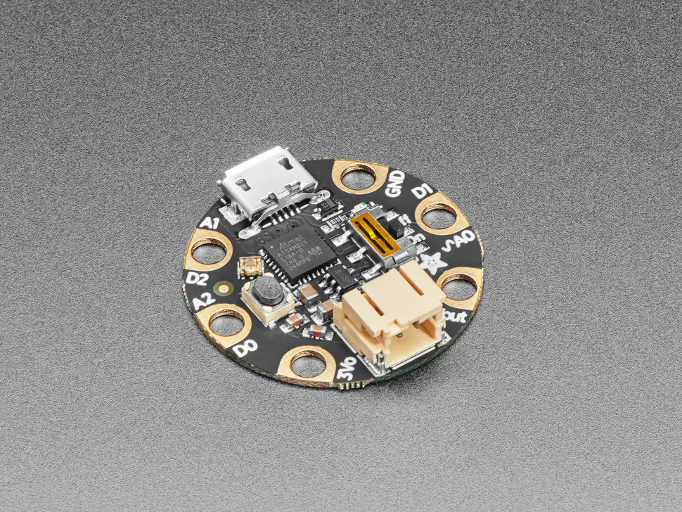 Adafruit 3501 Gemma M0 Microcontroller Board - Miniature Wearable Electronic Platform