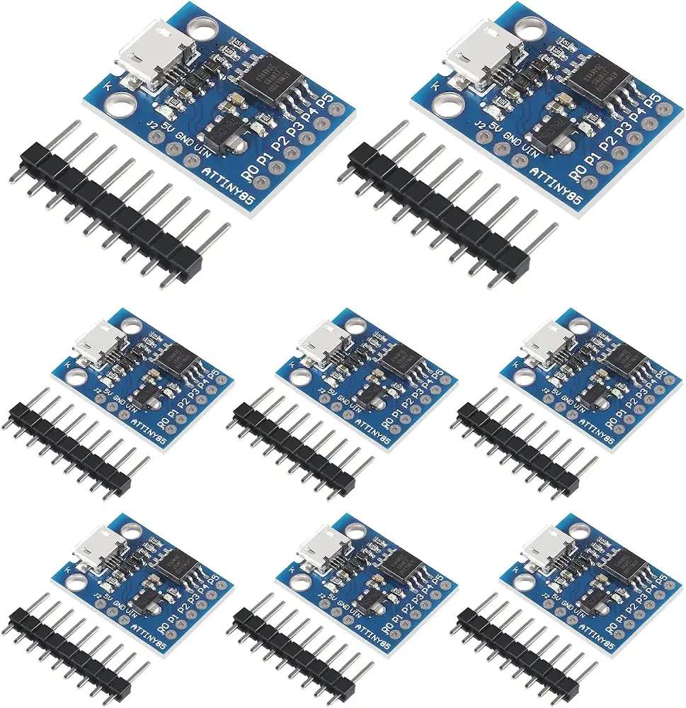 ACEIRMC Digispark Kickstarter Mini ATTINY85 Micro-B USB Microcontroller Module (8PCS)