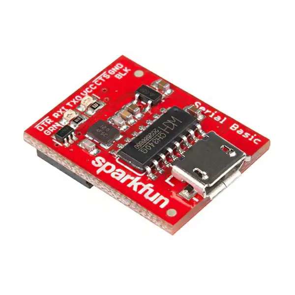 SparkFun DEV-14050 Serial Basic Breakout - CH340G Development Tool with USB Micro-B connector