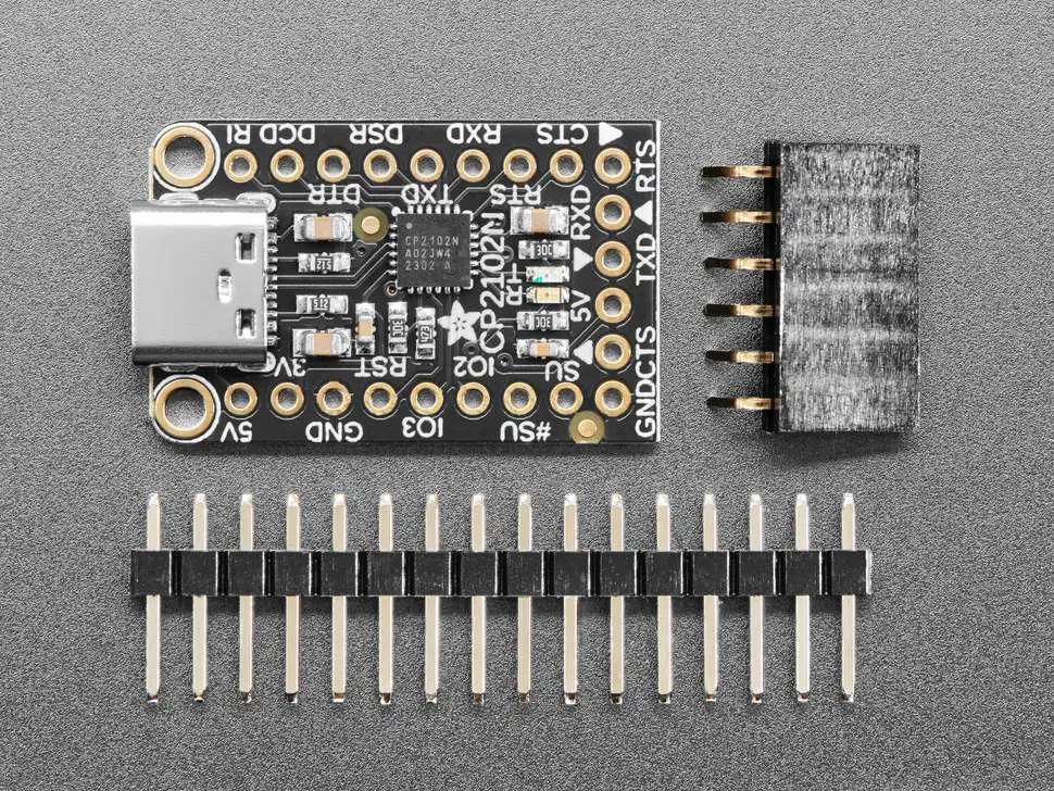 Adafruit 5335 CP2102N Friend - USB to Serial Converter