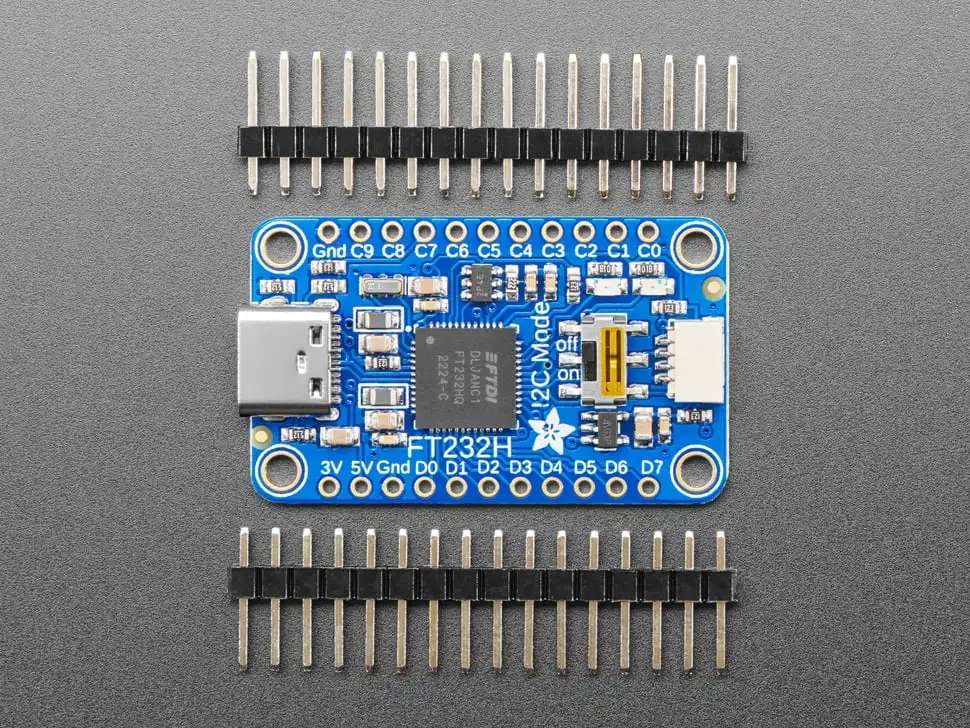 Adafruit 2264 FT232H Breakout - General Purpose USB to GPIO, SPI, I2C - USB-C and Stemma QT