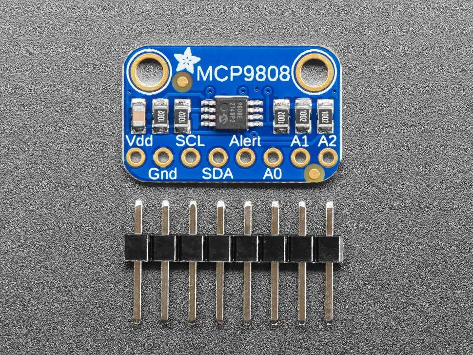 Adafruit 1782 MCP9808 High Accuracy I2C Temperature Sensor Module