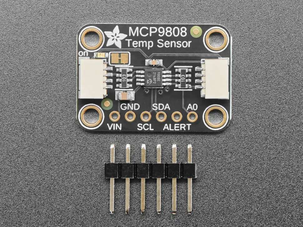 Adafruit 5027 MCP9808 High Accuracy I2C Temperature Sensor Module with Stemma QT/Qwiic