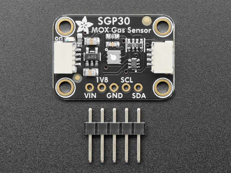 Adafruit 3709 SGP30 Air Quality Sensor Breakout - VOC and eCO2 - STEMMA QT / Qwiic